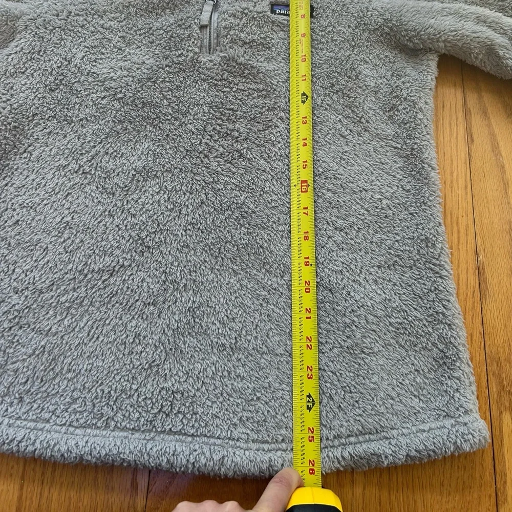 Patagonia Los Gatos 1/4 Zip Fleece Pullover‎ Womens Medium M Drifter Grey 25235